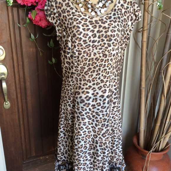 Argenti Dresses & Skirts - Argenti animal print dress size 14